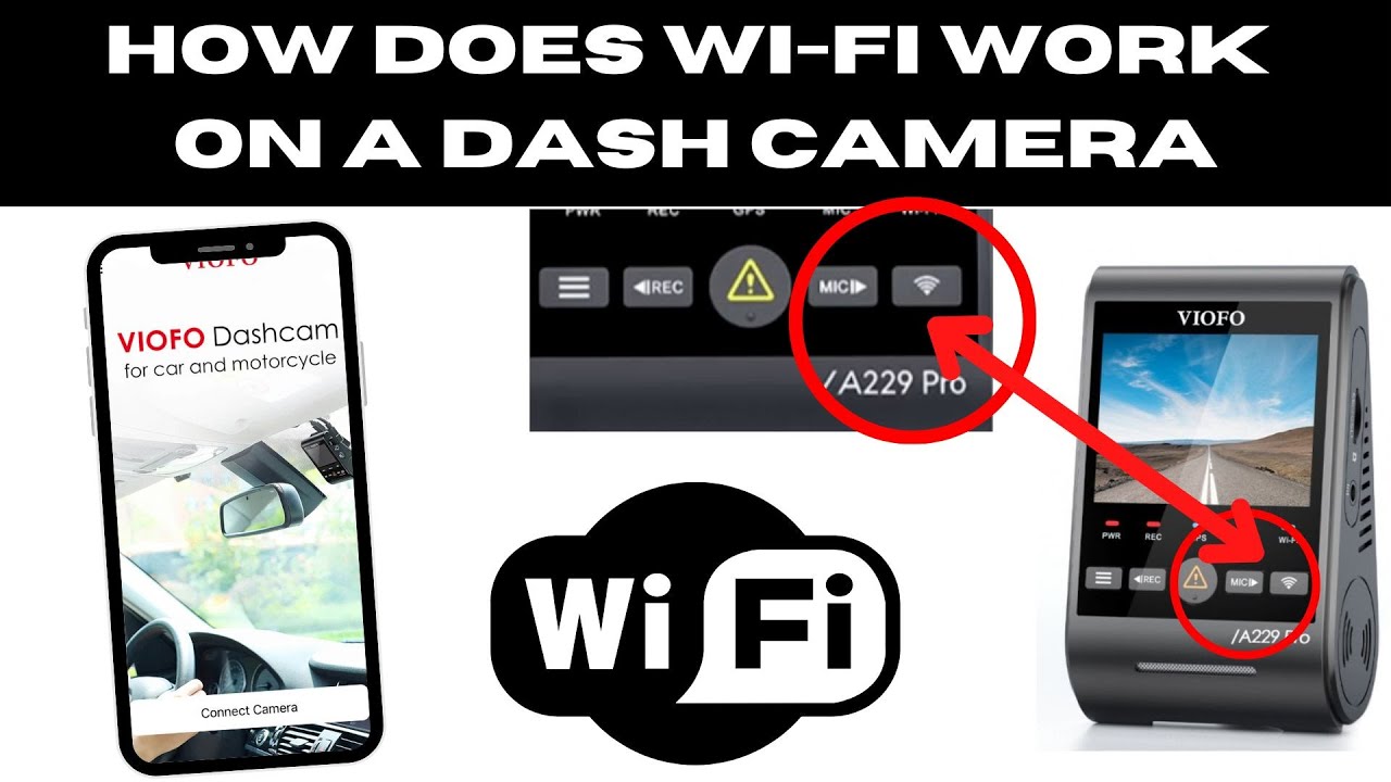 How does Wi-Fi work on a dash camera?