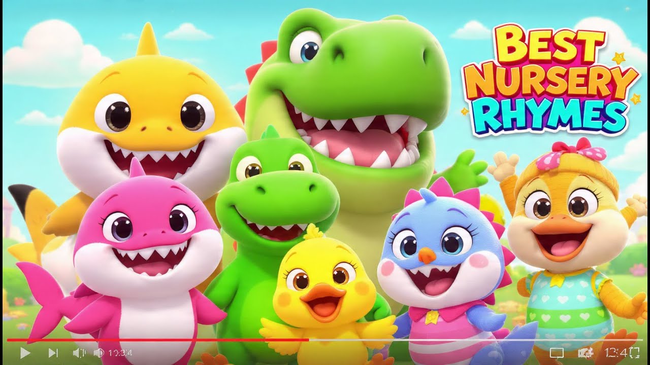 Best Nursery Rhymes for Kids 🎵 Fun & Educational Songs by StoryBear Club