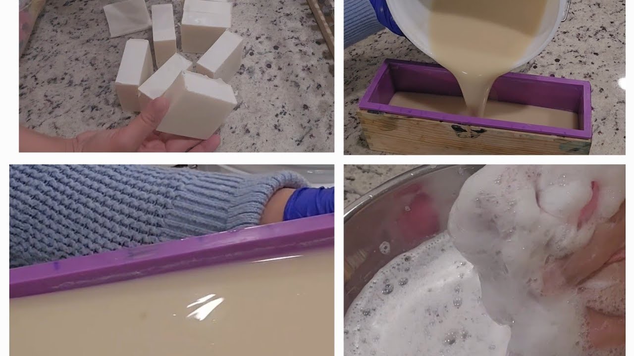 Easy soap recipe for beginners| extra moisturizing for dry & cold weather! 🧼