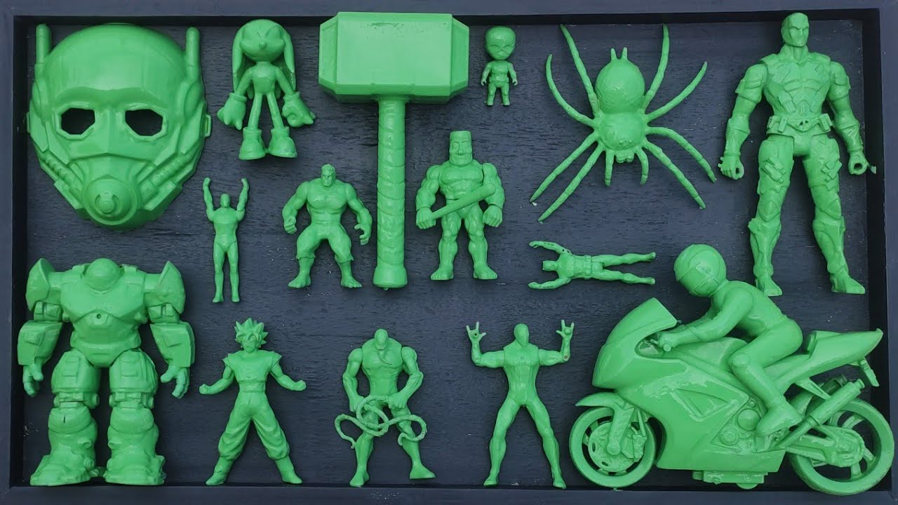 Membersihkan Avenger Super Hero Story, Spiderman, Captain America, Ultraman, Venom, Hulk, Batman.