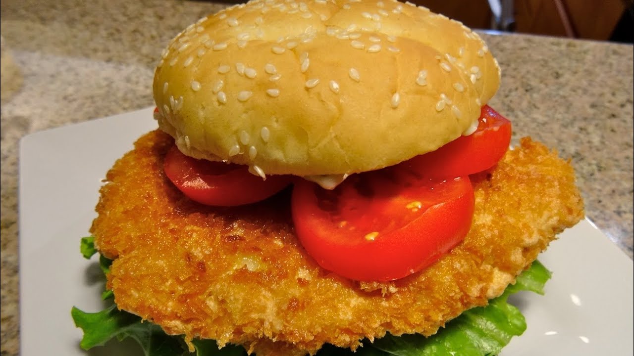 Бургер с жареными креветками / Рецепт бургера Эби Кацу / Мир вкусов