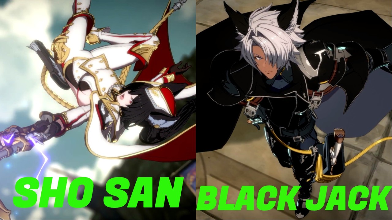 GBVSR High Level Gameplay Sho San Ilsa VS Black Jack Eustace