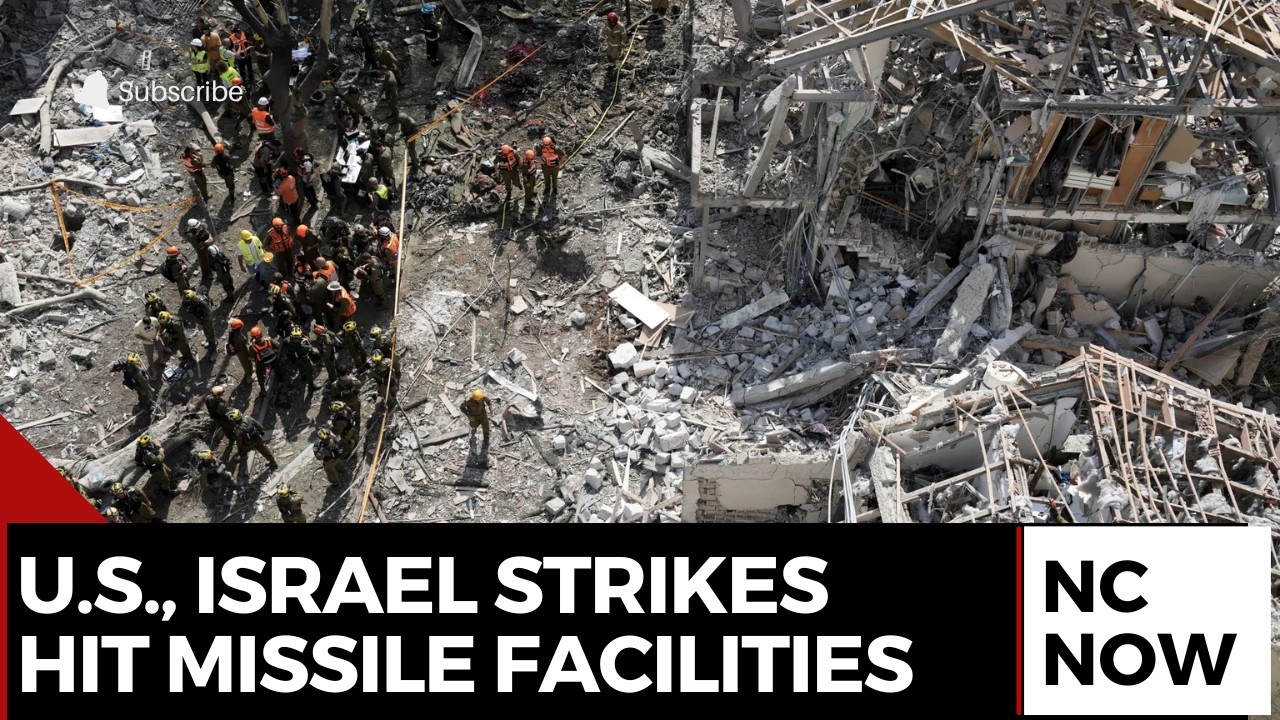 U.S., Israel Strikes Hit Missile Facilities, Naval Assets