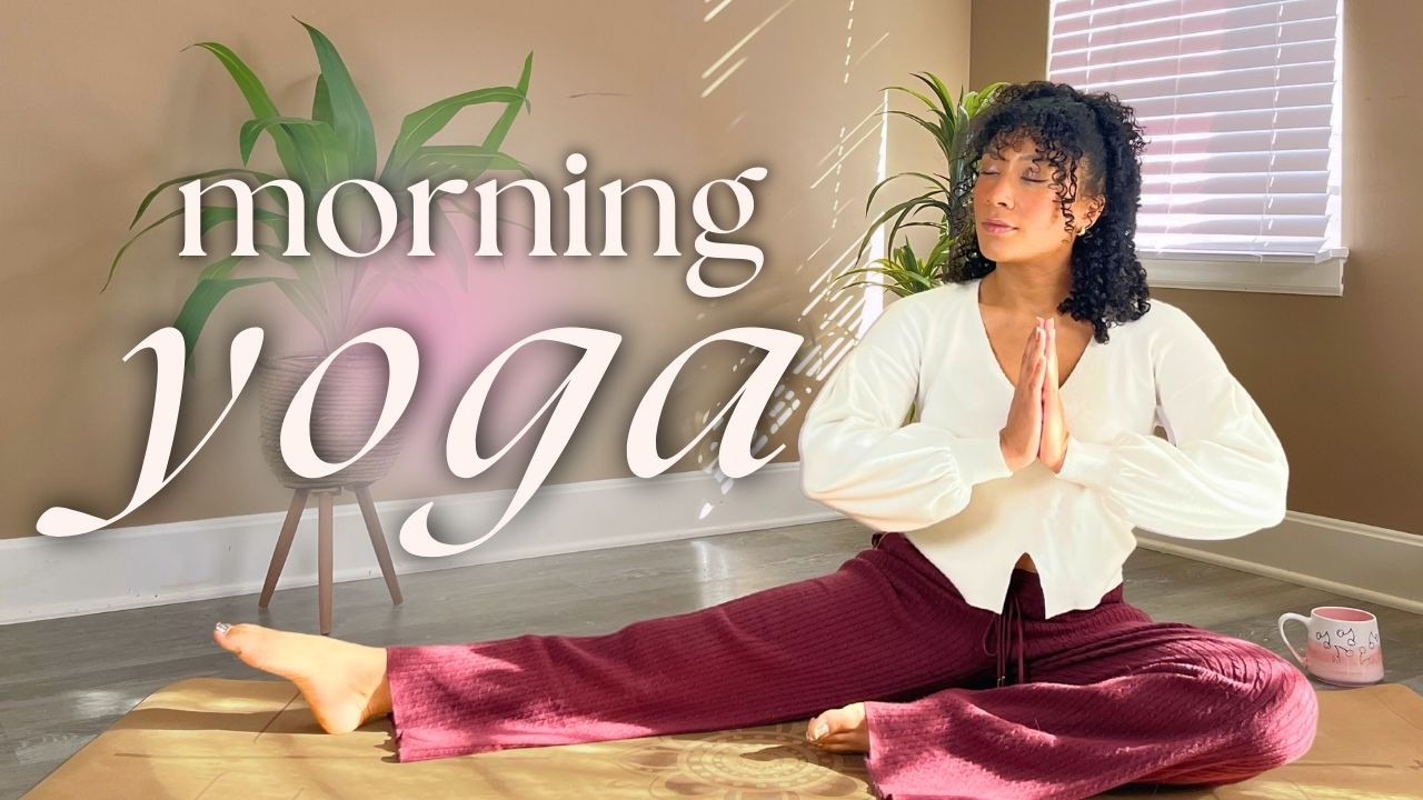 morning matcha slow flow ♡ 15 min gentle + grounding yoga