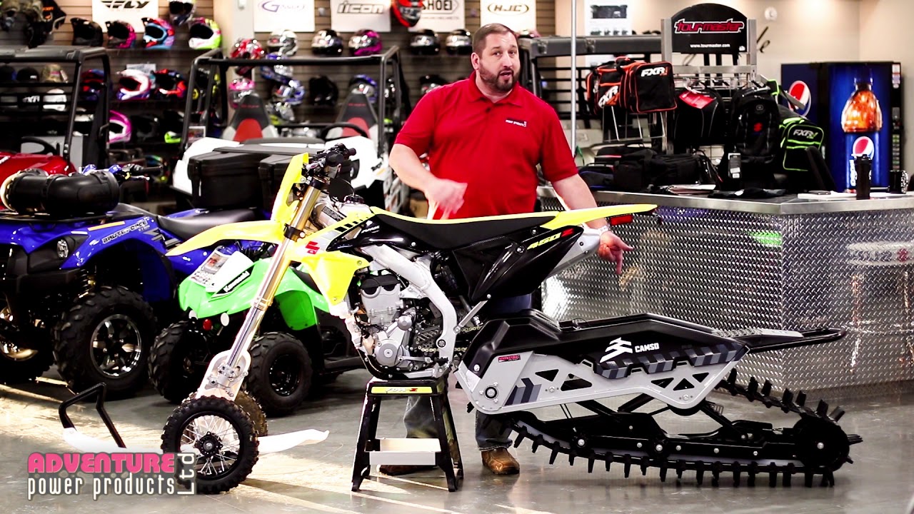 Suzuki RMX450Z & Camso DTS 129 Snow Bike Kit