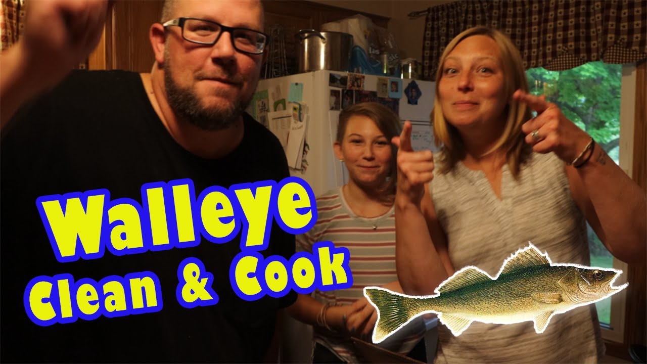 Walleye Clean and Cook | Best Way To Cook Walleye