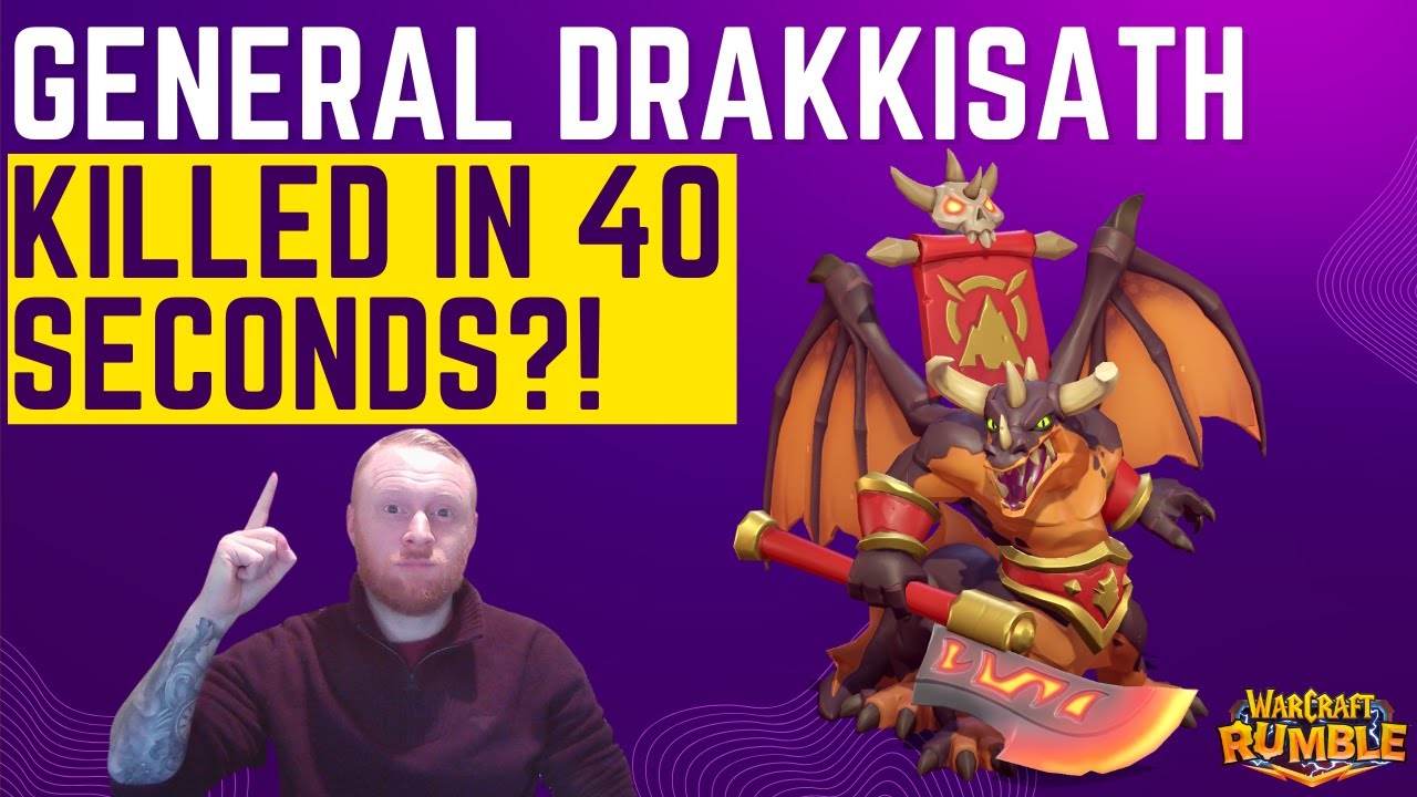 Как легко победить Героического Генерала Драккисата в Warcraft Rumble — Полное руководство | OJH