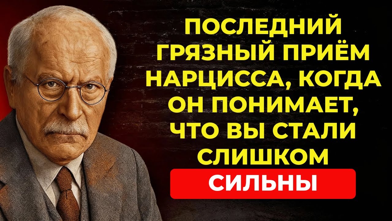 ЕСЛИ НАРЦИСС ВИДИТ ВАШУ СИЛУ, ОН ПРИМЕНИТ КРАЙНИЙ ГРЯЗНЫЙ ПРИЁМ | Карл Юнг