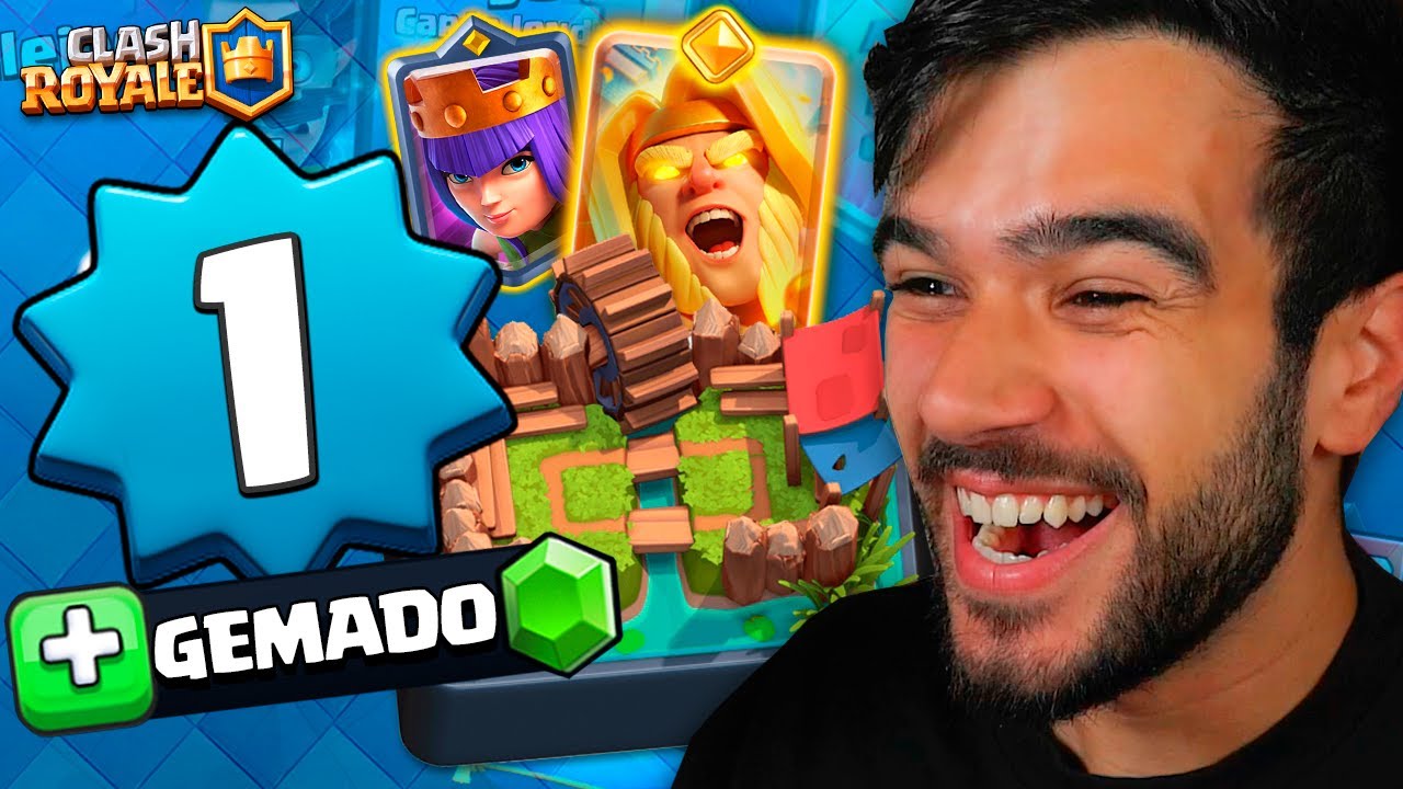 Criei o Novo NÍVEL 1 MAIS GEMADO do Clash Royale!!