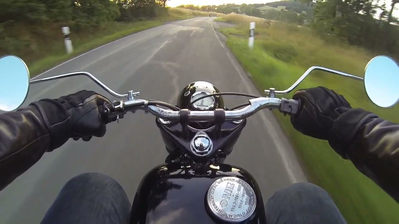 Testfahrt mit Kamera und Sena
