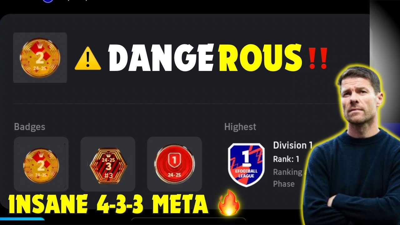 Why 4-3-3 (2SS + CF💥) is the Most Dangerous Formation Right Now in eFootball 2025 Mobile! 🥵🔥