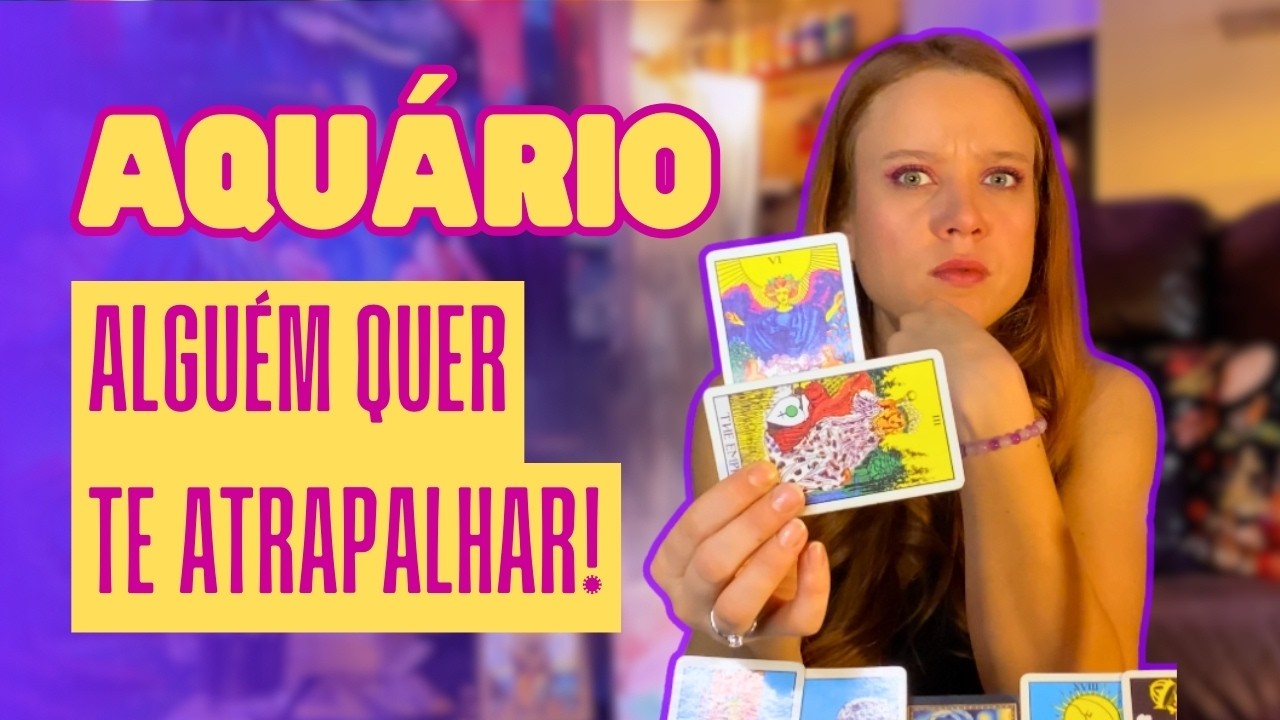 AQUÁRIO ♒ VOCE FEZ BEM EM SE AFASTAR DESSA SITUAÇÃO...