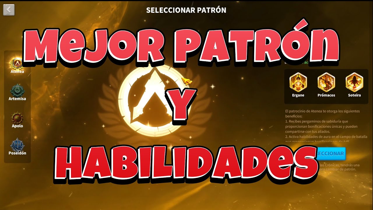 KvK Canción de Troya: Mejor Patrón y Habilidades según el tipo de jugador