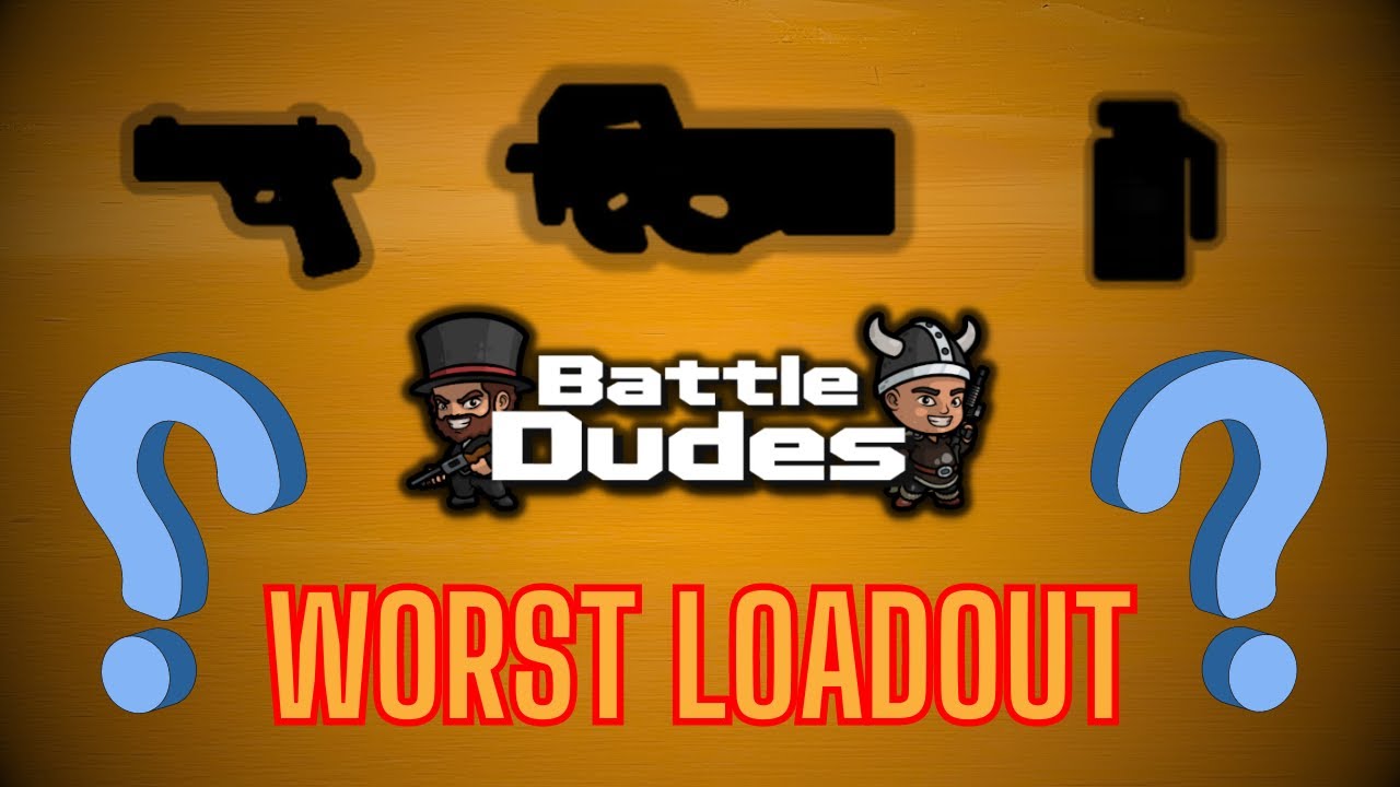 The WORST Loadout In Battledudes?? | Battledudes.io Gameplay