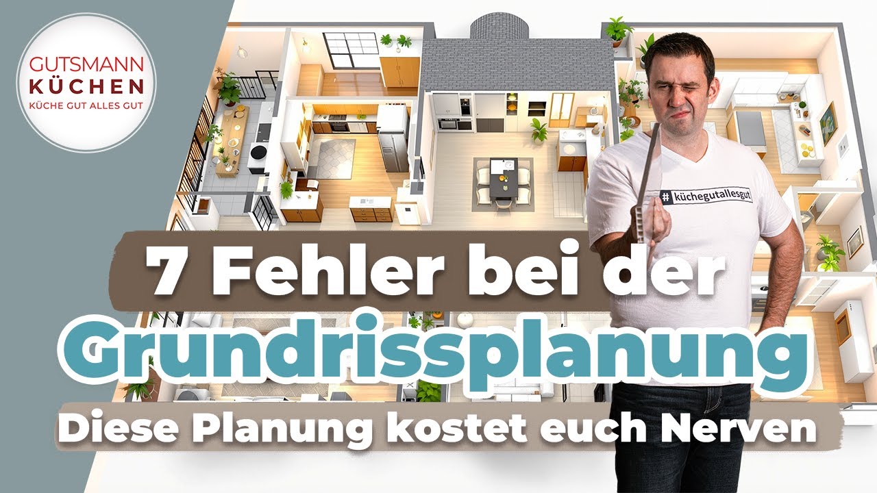 Die 7 häufigsten Fehler bei der Grundrissplanung – das passiert in 90 % aller Neubauten!