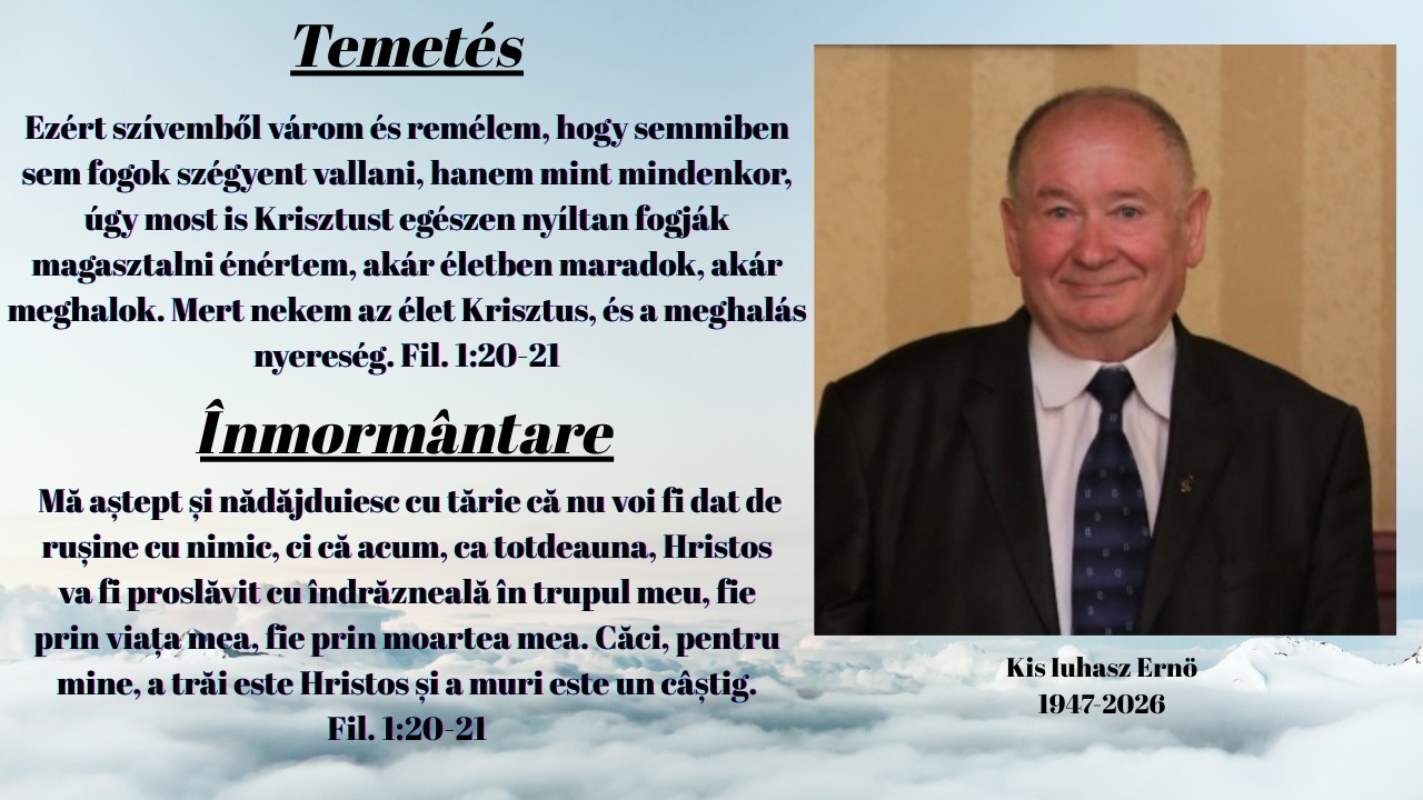 2026.02.21 Temetési Istentisztelet - Kis Juhász Ernő (kinti)