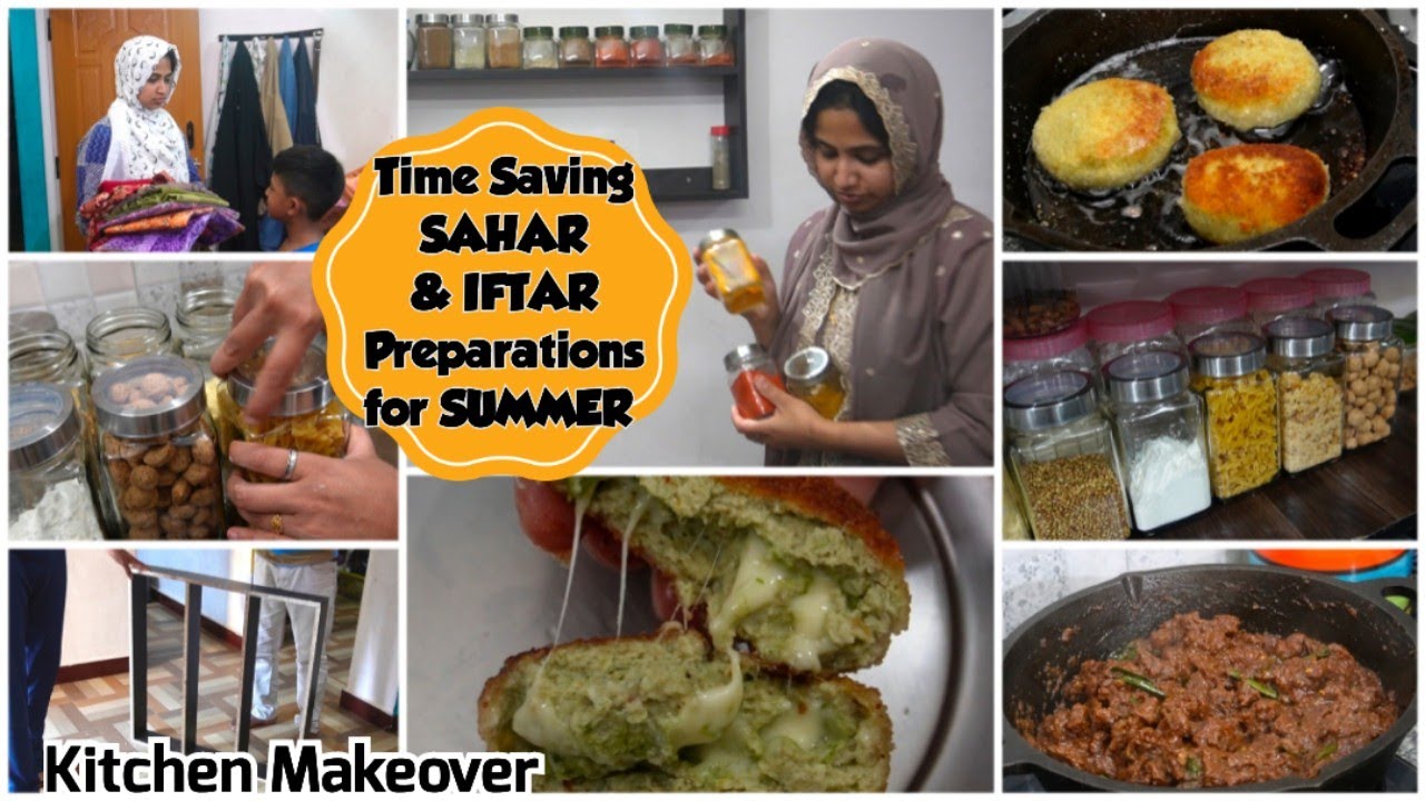 🌙ரமலான் முதல் சஹர், இஃப்தாருக்கு ரெடி| Kitchen makeover| Sahar vlog|Iftar Vlog |Iftar Recopes| #vlog