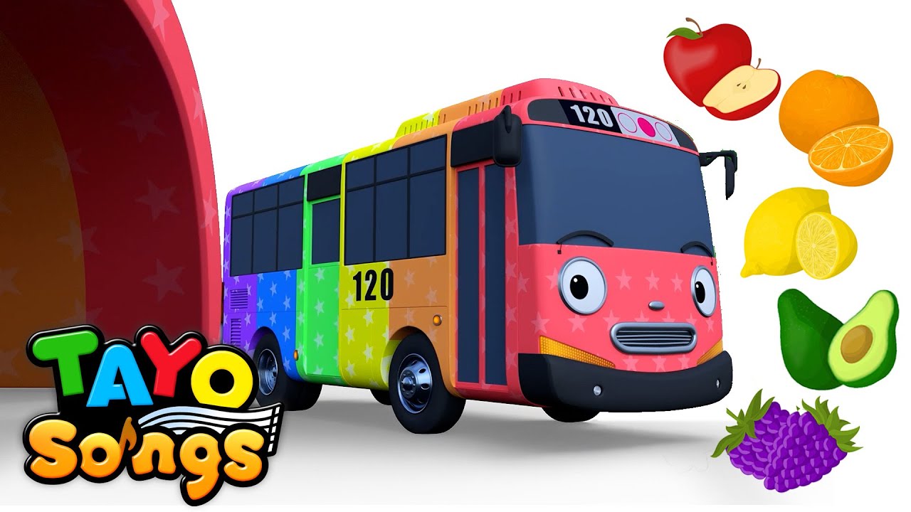 Learn Colors with Tayo🌈 | The Magic Rainbow Tunnels | Tayo Songs for Kids and Nursery Rhymes