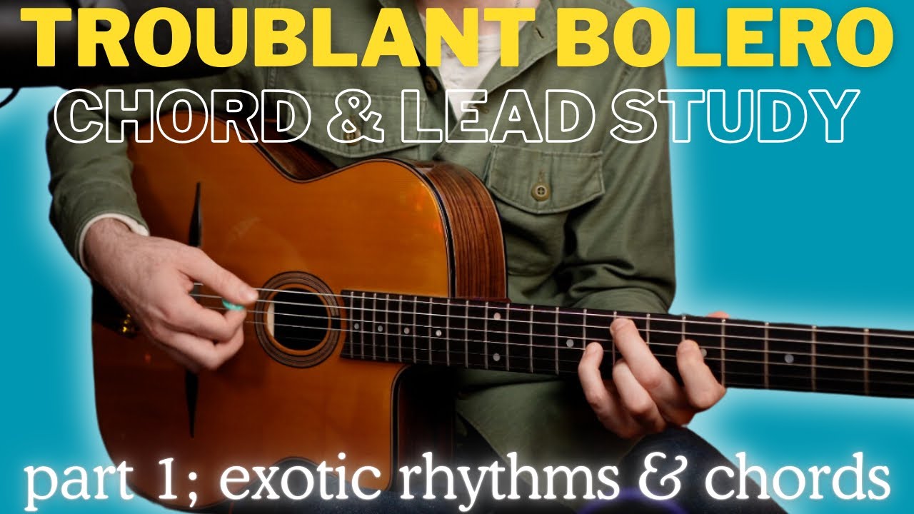 Django Reinhardt's “Troublant Bolero” Latin Gypsy Jazz guitar lesson. Pt 1 - Crazy Chords & Rhythms!