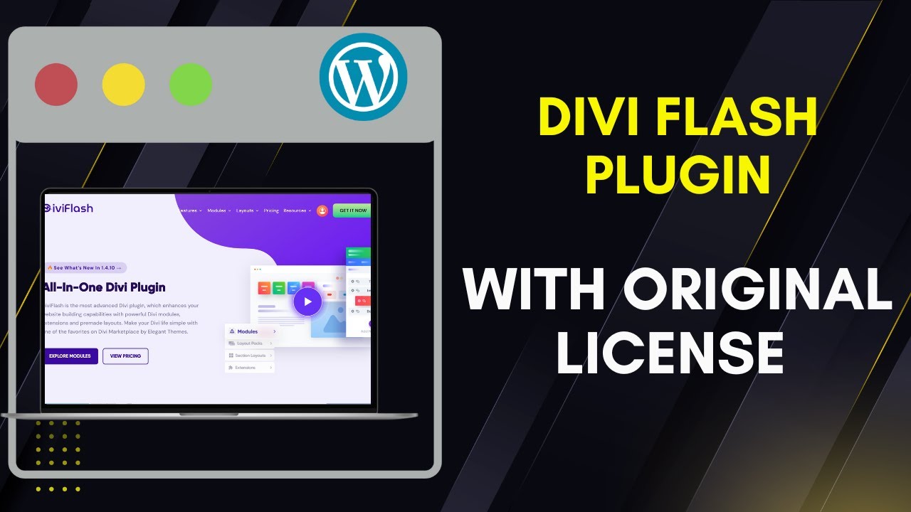 Download Divi Flash Pro With Lifetime Updates | Divi Flash Addons for Divi With License Key