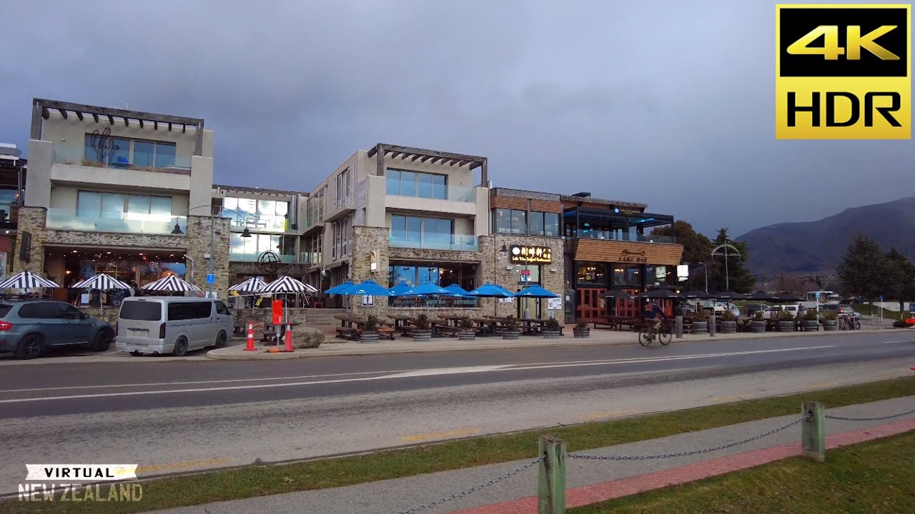 【4K HDR】Walk Tour Wanaka Town South Island New Zealand!