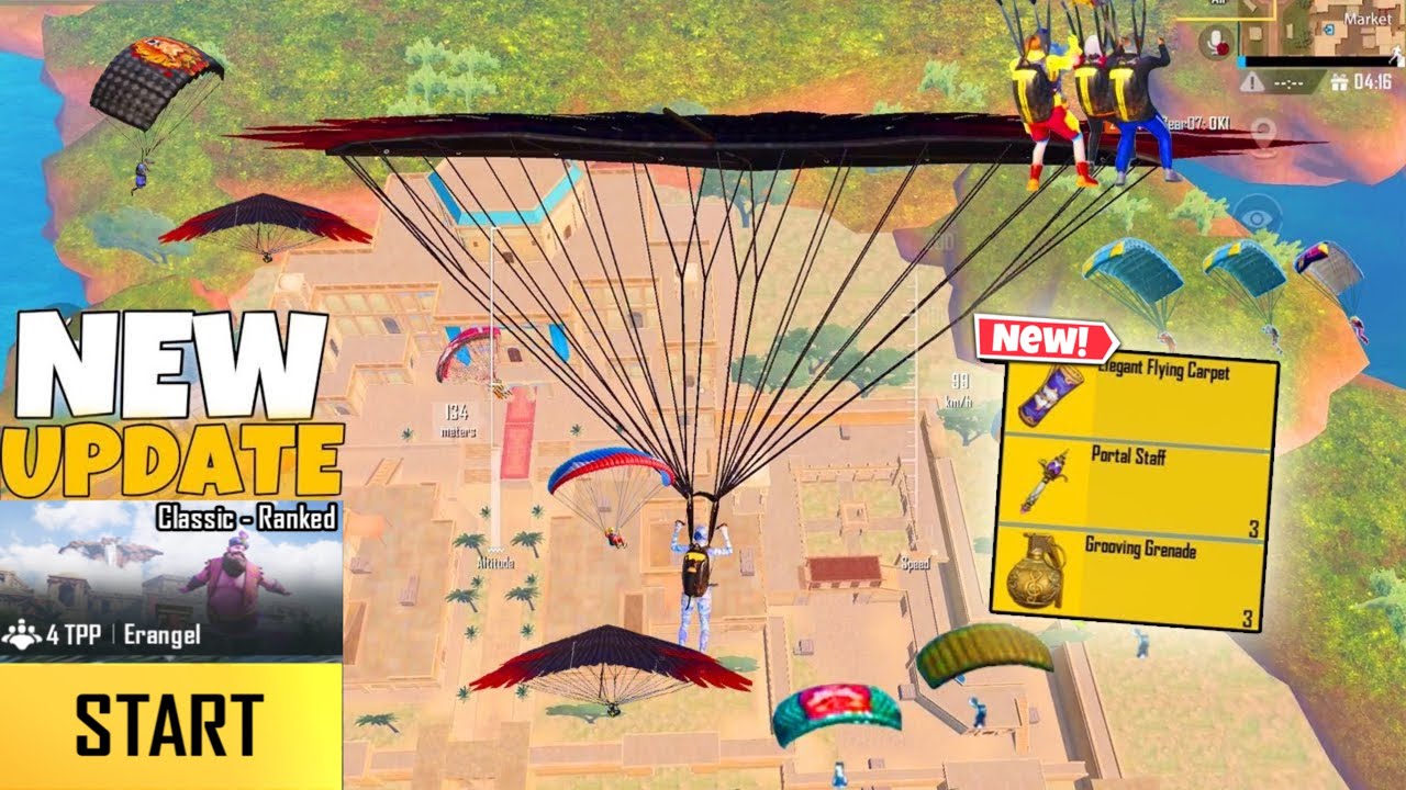 Wow😍MY BEST LANDING in NEW MODE UPDATE 3.1🔥PUBG Mobile