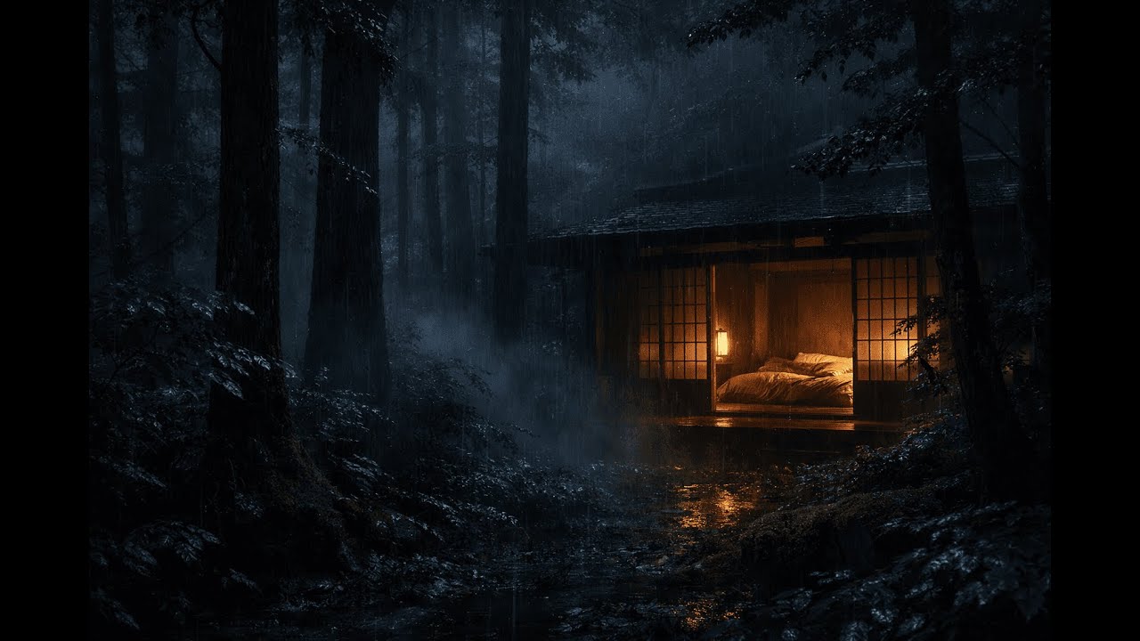 Calming Forest Rain Ambience 🌧️ | Natural Sounds for Sleep & Relaxation (3 Hours)
