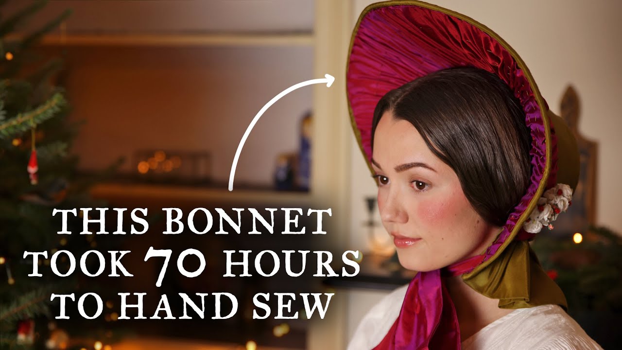 I Spent 70 Hours Hand Sewing a Berry Bonnet