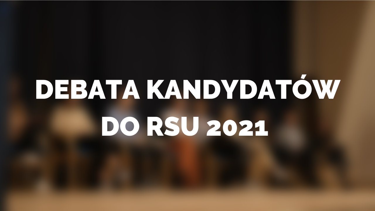 Debata kandydatów do RSU 2021 - I LO im. Bolesława Chrobrego w Gnieźnie