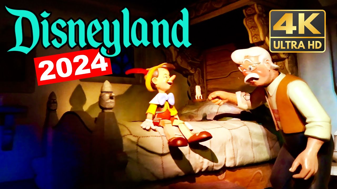 Pinocchio's Daring Journey 2024 | 4K Ride POV | Disneyland, California