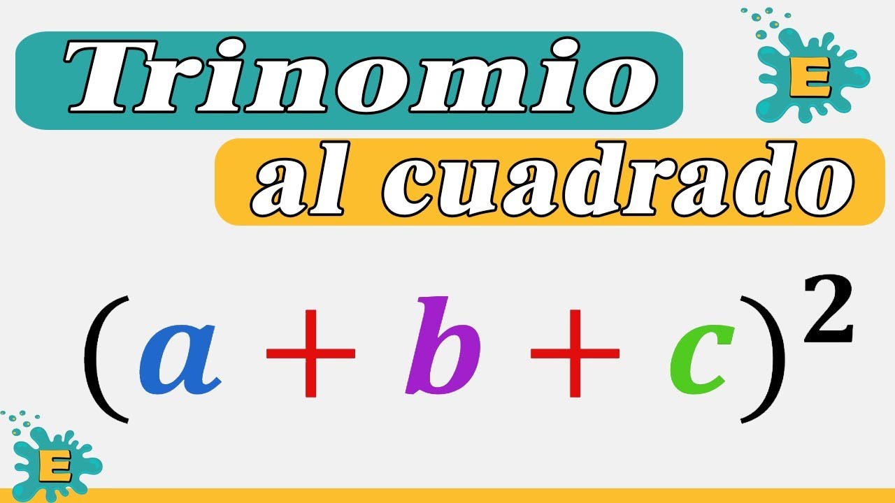 ✅TRINOMIO AL CUADRADO ||Productos notables