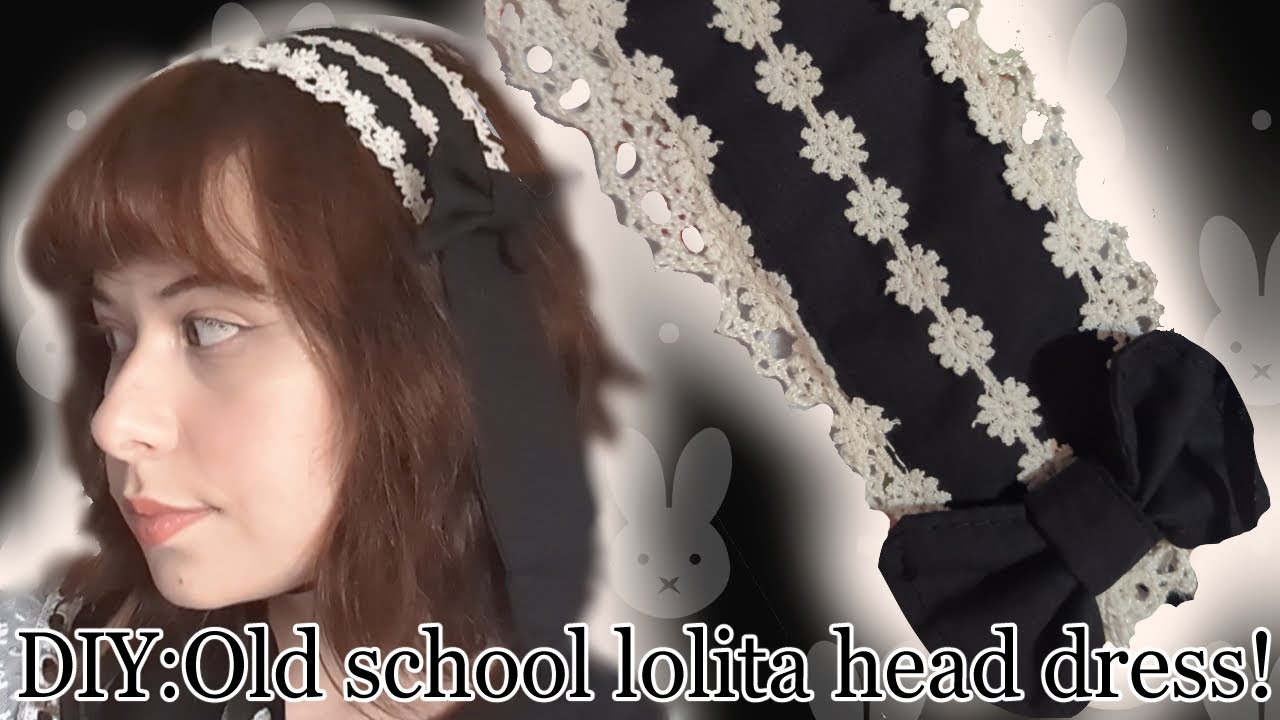 DIY Lolita Headdress!!! Old School Lolita Tutorial