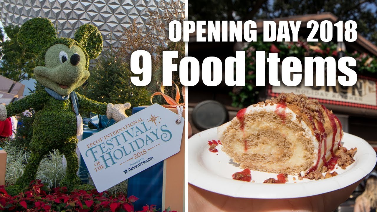 Opening Day of Epcot Festival of the Holidays 2018 | Walt Disney World