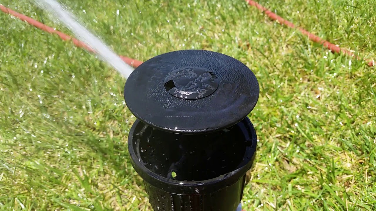 Old Orbit Satellite i Impact Sprinkler In Action 6/7/18