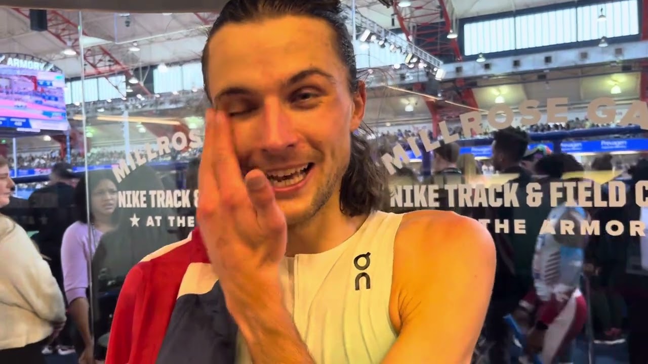 George Beamish Miscounts Laps At Millrose, Still Breaks New Zealand 2 Mile Record