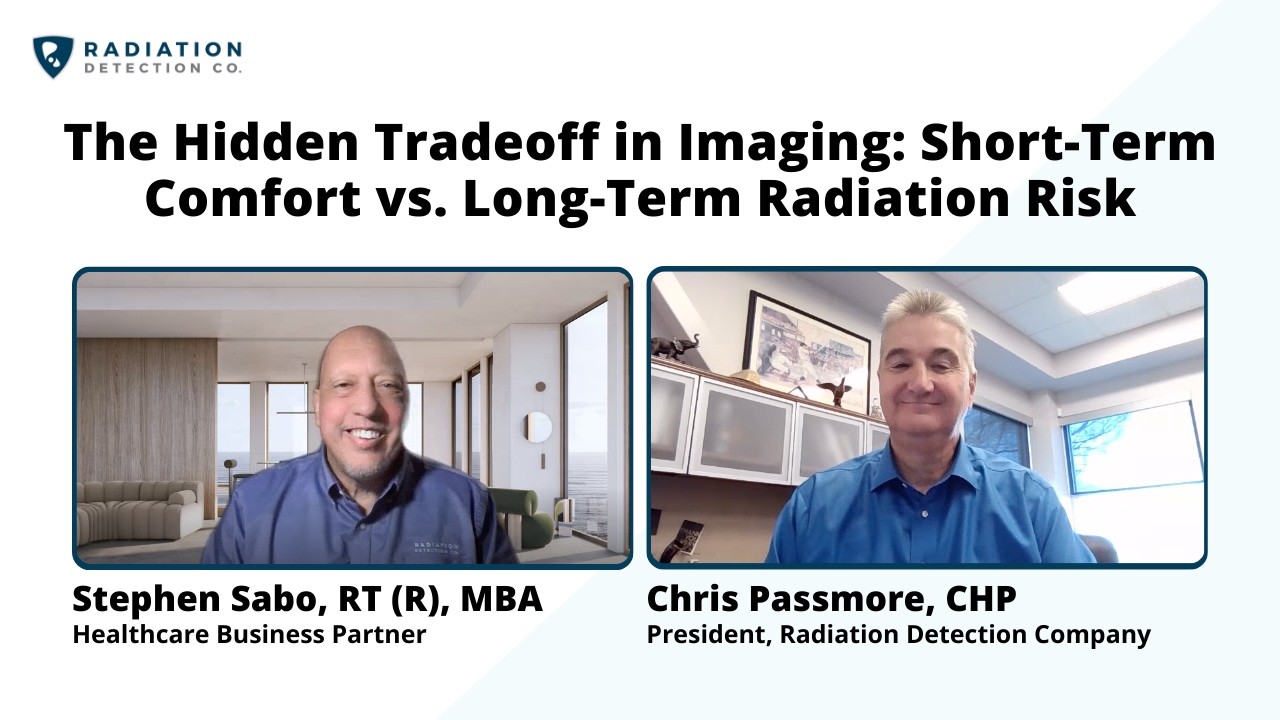 The Hidden Tradeoff in Imaging: Short-Term Comfort vs. Long-Term Radiation Risk