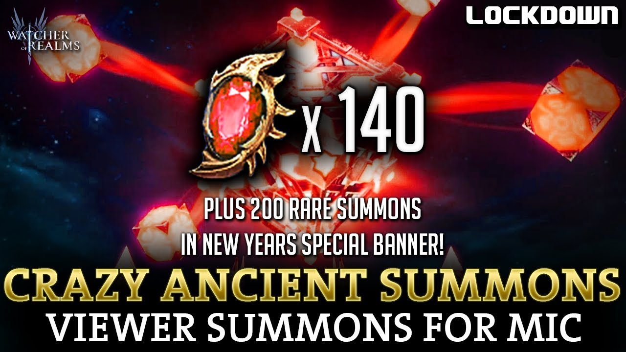 WOR: Crazy Ancient Summons! Viewer Summons for Mic - Watcher of Realms Pulls