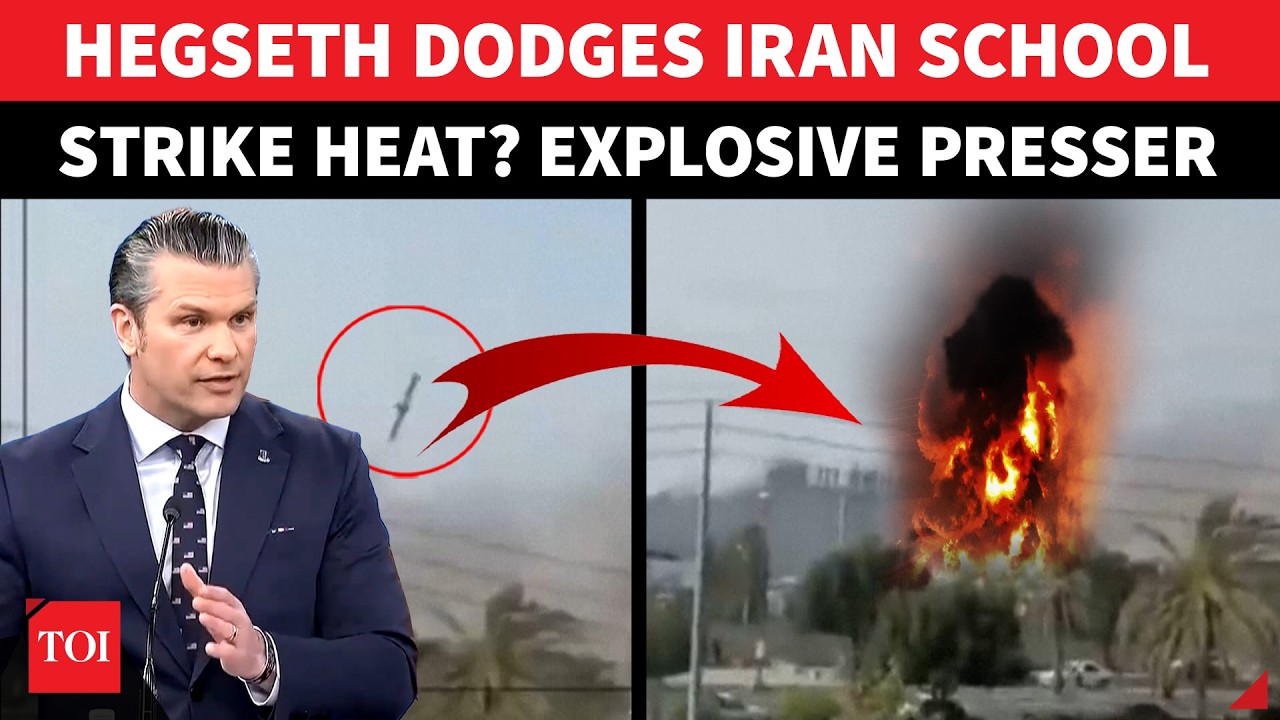 Hegseth 'PANICS' Mid-Presser? US War Chief Faces Heat On Iran School Strike; 'DOESN’T MEAN...'