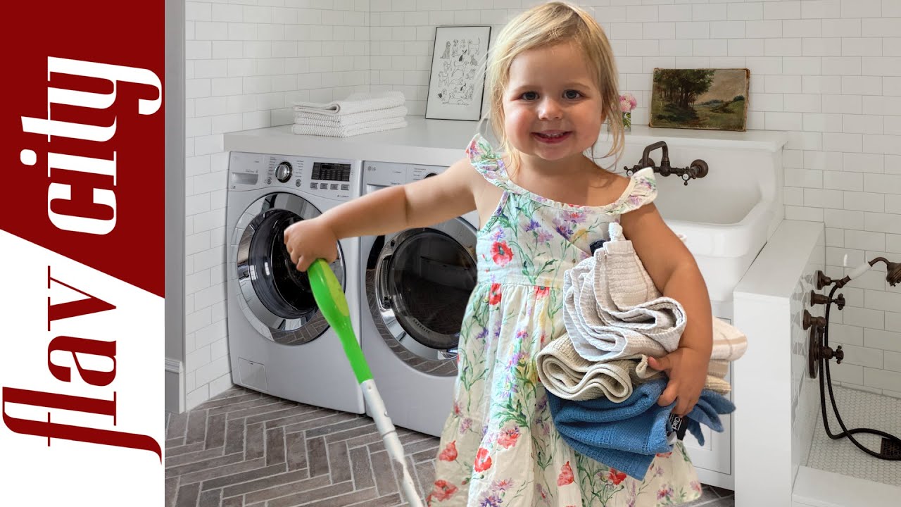2 Year Old Does Daily Chores #shorts