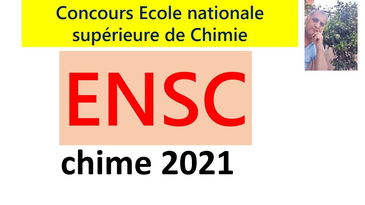 Corrige ENSC 2021 : partie chimie
