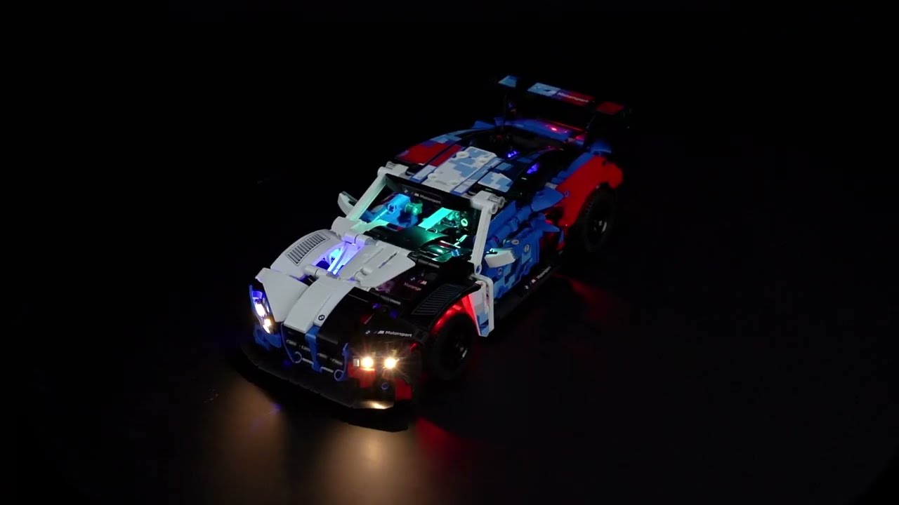 Набор светодиодной подсветки BrickBling для гоночного автомобиля LEGO Technic BMW M4 GT3 EVO 42226