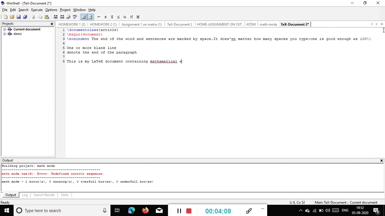 LaTeX Tutorial: How to insert 