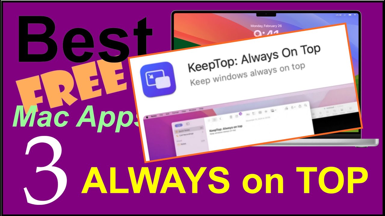 Keep a window always on top - Windows-2-Mac
