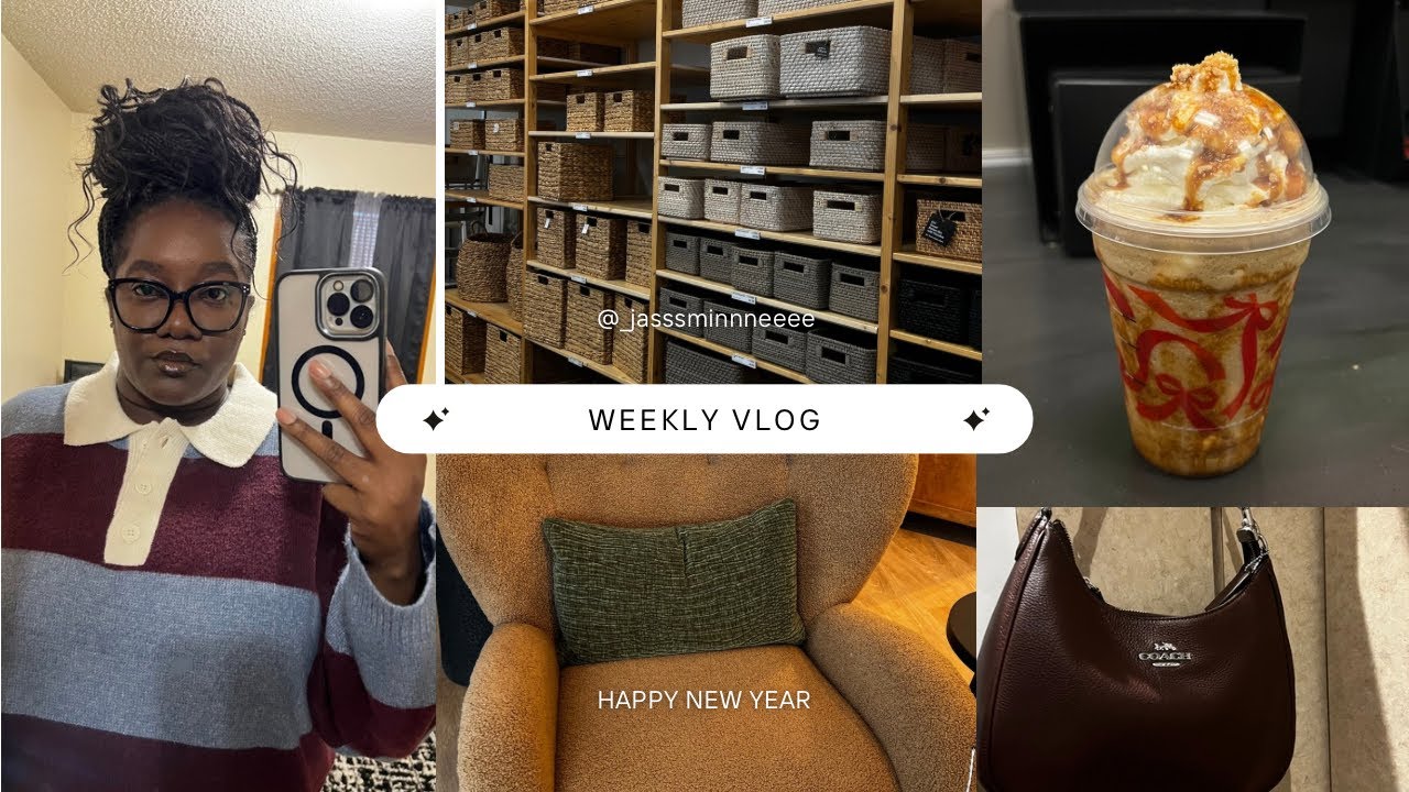 Weekly Vlog| New Year, New Goals | New Home Finds