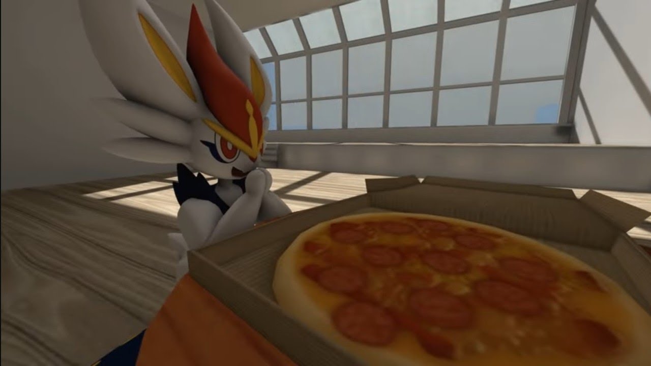 Cinderace's Pizza dinner (Erafarty reupload)
