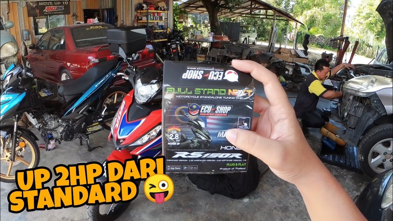 TERBUKTI! HONDA RSV2 NAIK HORSEPOWER BILA SARUNG ECUSHOP FULLSTAND NEXT 💪