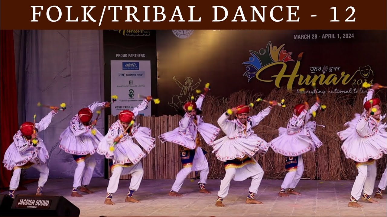 Sorthi Raas folk dance by Parul University students | Gujarati Raas Garbha | National Youth Festival