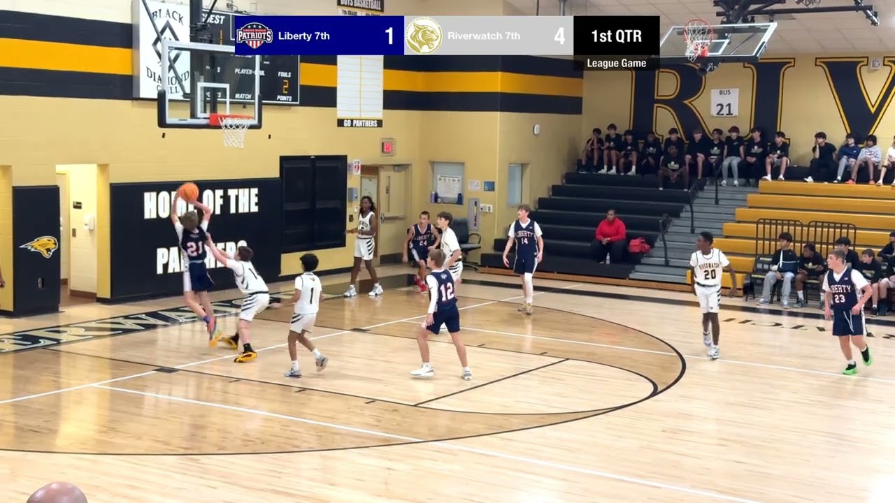 Liberty Middle School 7th vs Riverwatch Middle School 7th Basketball 11/19/2024