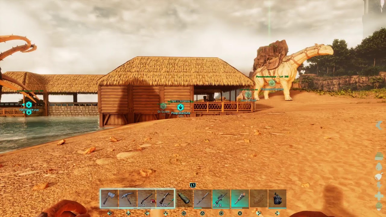 Red Ob Beach Base - Ark Survival Ascended