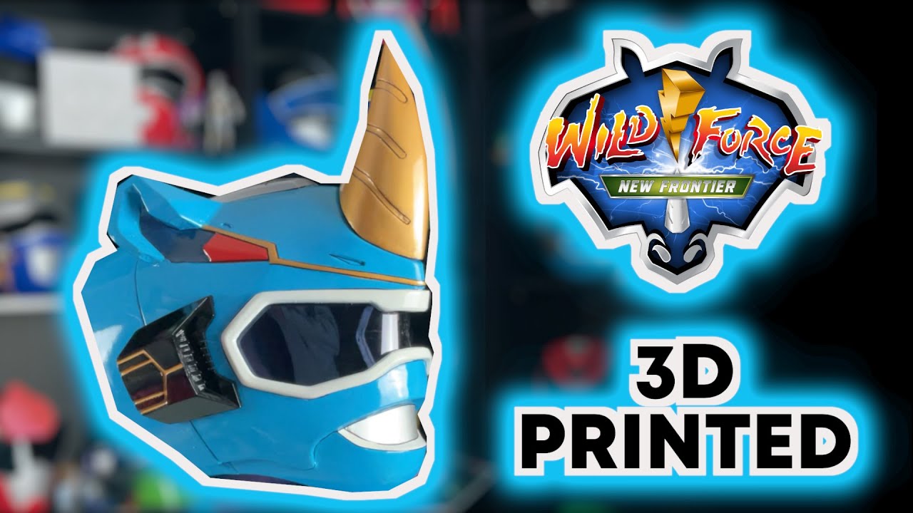 Crafting an Epic Power Rangers New Frontier Striking Rhino Helmet with 3D Printing and Finishing DIY